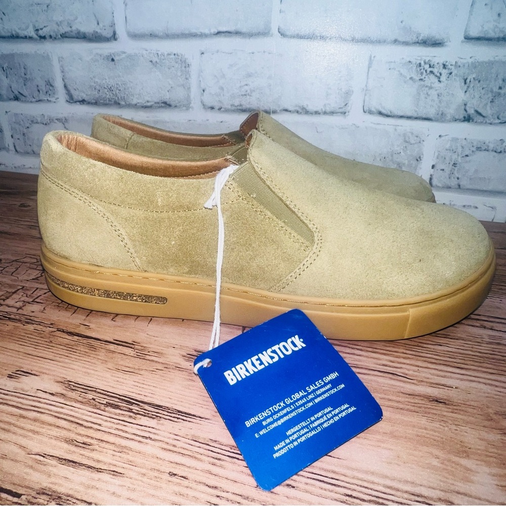 Birkenstock Oswego Suede Leather SlipOn Sneakers Shoes 40 Women’s 9 Mens 7.5